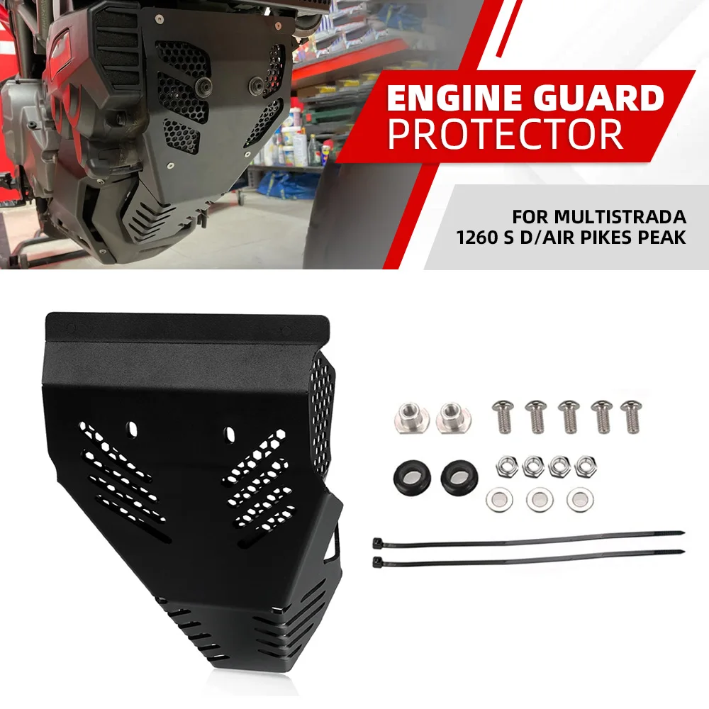 

For Ducati Multistrada 1260 S D/Air Pikes Peak 1260S Engine Guard Protector Tour Engine Guard Engine Housing Protection Parts