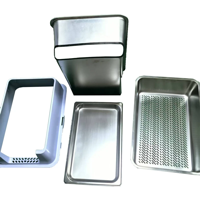 Double-Layer Stainless Steel Cat Litter Tray - Sifting and Filtering Box for Cleaner and Hygienic Pet Care