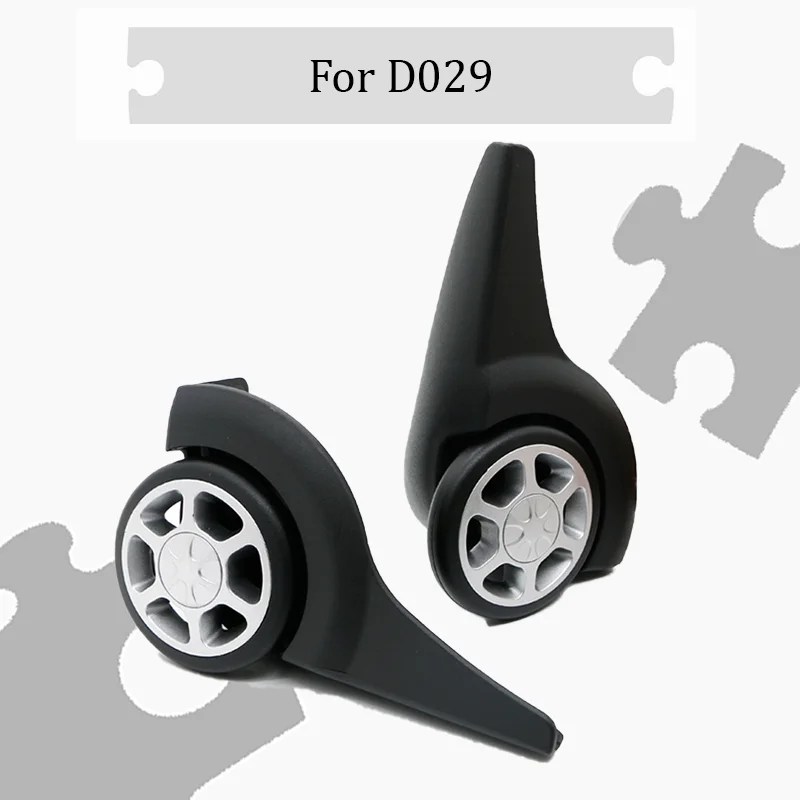 

For D029 Luggage Replacement Straight Castors Heavy-duty Design Easy-fit Luggage Accessory Fixed Straight-running Castors