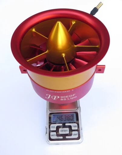 

1 set EDF Full Metal Ducted Fan JP 90mm with three Choice Motor 8S KV1050 motor for jet RC