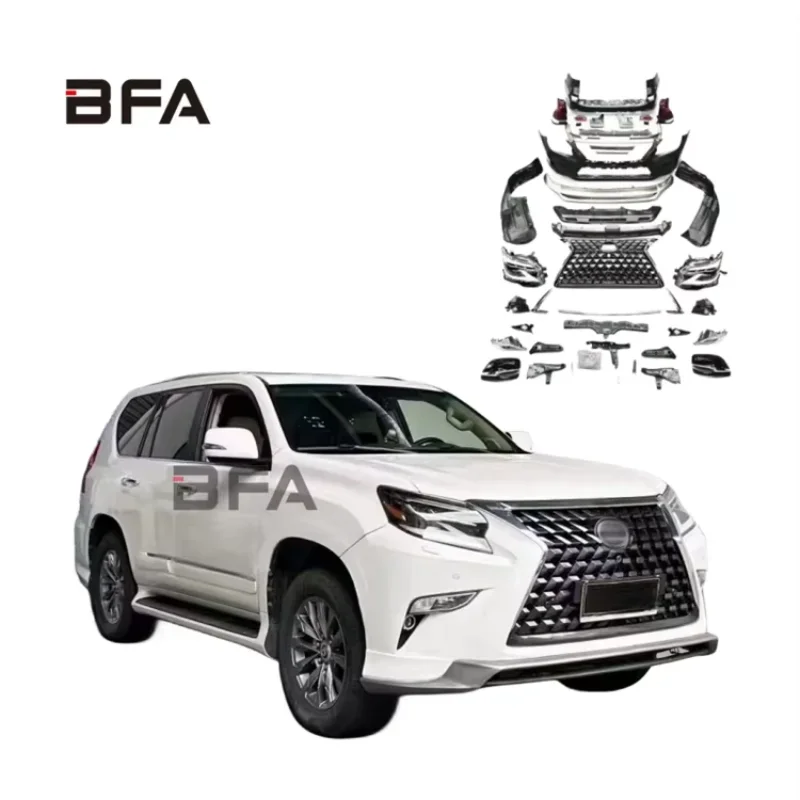 Für 2010-2019 Lexus GX400 460 Altes Modell Upgrade Neue Ersatz Front-und Hecks Toß Stange Karosserie Kit Scheinwerfer Rücklichte