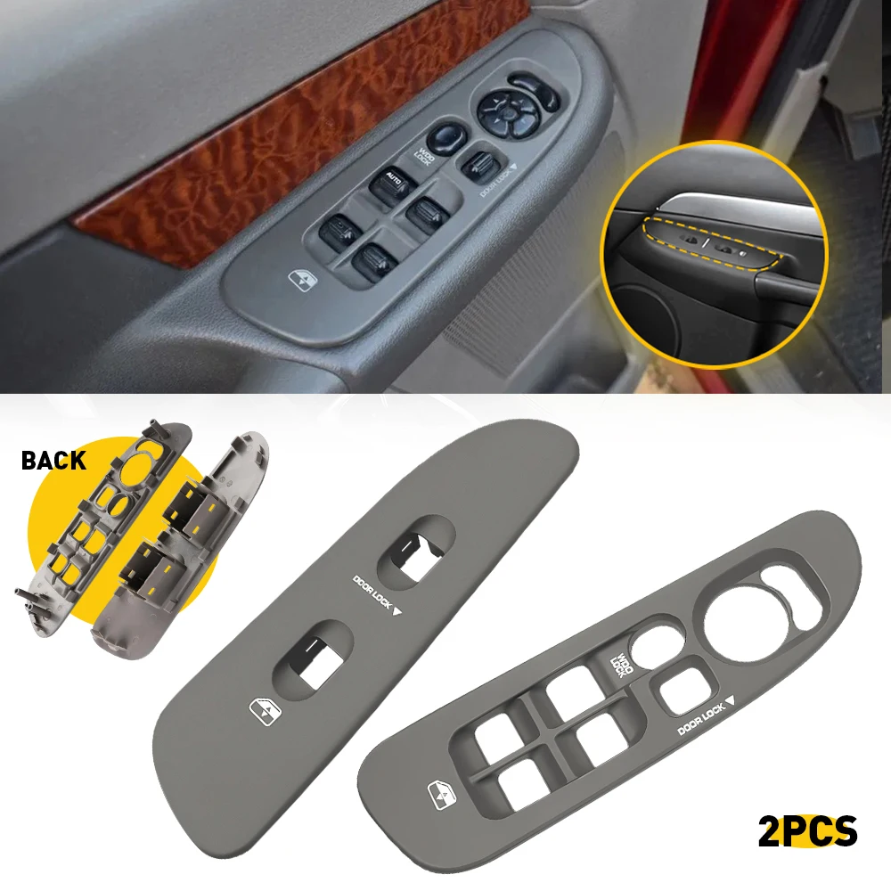 

Window Lift Adjust Panel Switch Trims For Dodge Ram 1500 2500 3500 Truck Crew Cab 2002 2003 2004 2005 2006 2007 2008 2009 2010