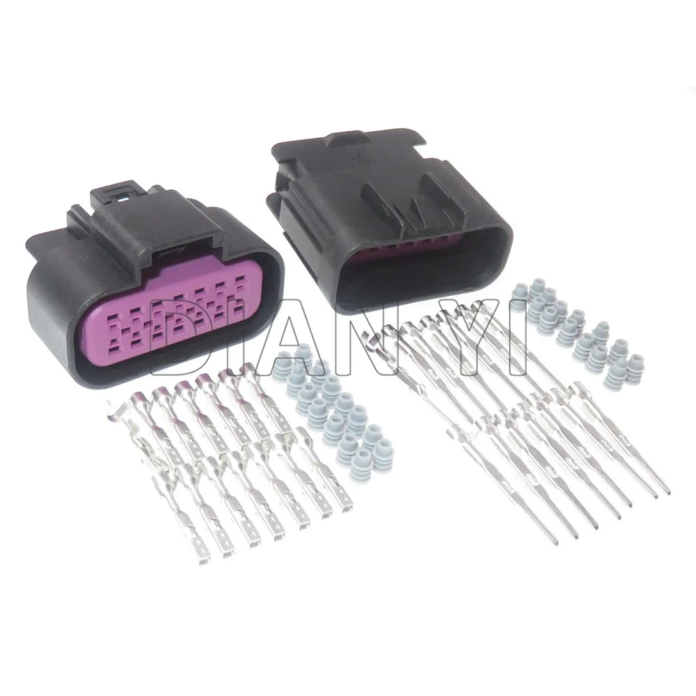 1 Set 14 Way AC Assembly Auto Urea Pump Assembly Waterproof Male Plug Female Socket 15326856 15326861 Auto Accessories