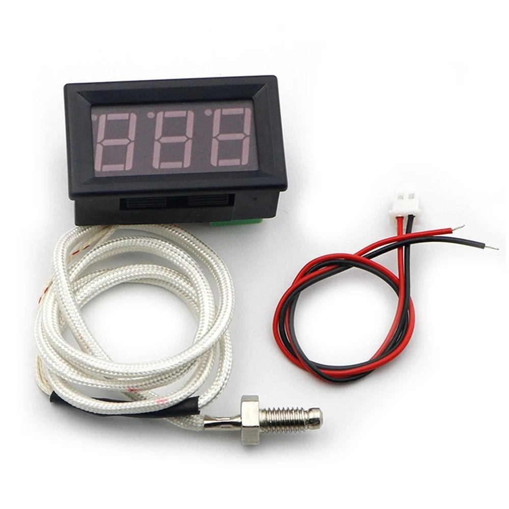 Industrial High Temperature K-Type M6 Thermocouple Thermometer 12V -30~800 Degree Digital Temperature Meter Tester XH-B310