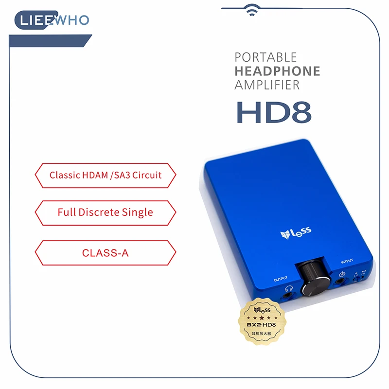 LIEEWHO Less HD8 PortableFull Discrete Single Hi-Fi Amplifier