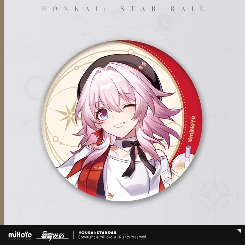 MiHoYo Honkai الرسمي: مجموعة StarRail شراع لسلسلة النكهة، شارة صفيح أصلية لملحقات ألعاب الرسوم المتحركة