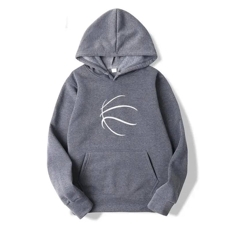 

2024 New Trendy BusinessDarkgrey Hoodies Man Autumn Long Sleeve Print Pullover Tops Casual Pocket daily Loose Sport Wear
