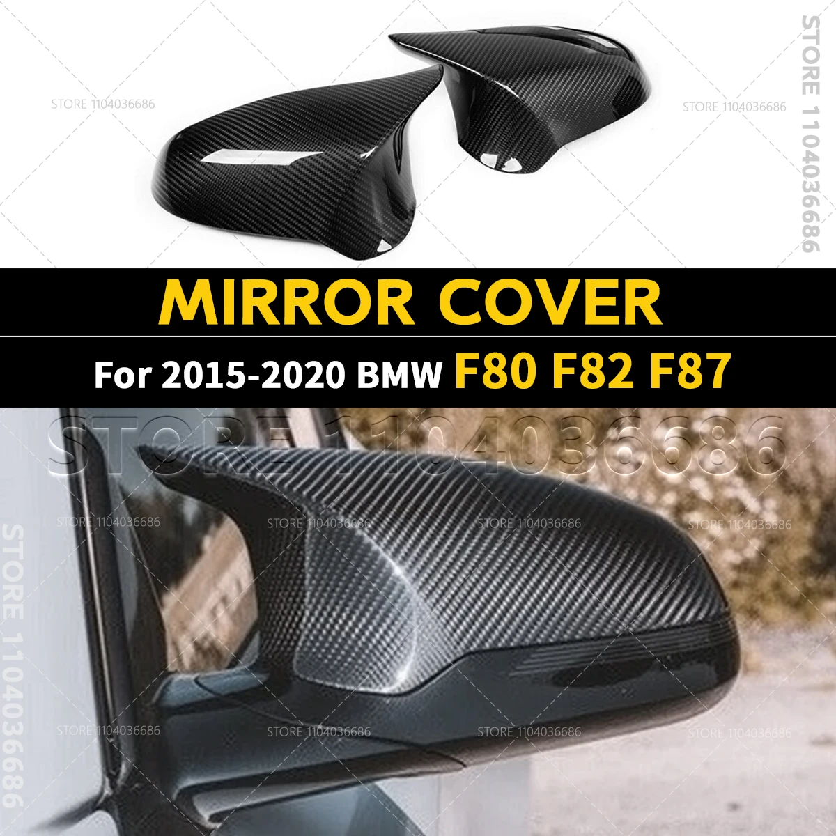 

Для 2015 2016 2017 2018 2019 2020 F80 F82 F87 BMW M2 M3 M4 Пара крышек боковых зеркал из углеродного волокна или глянцевого черного цвета
