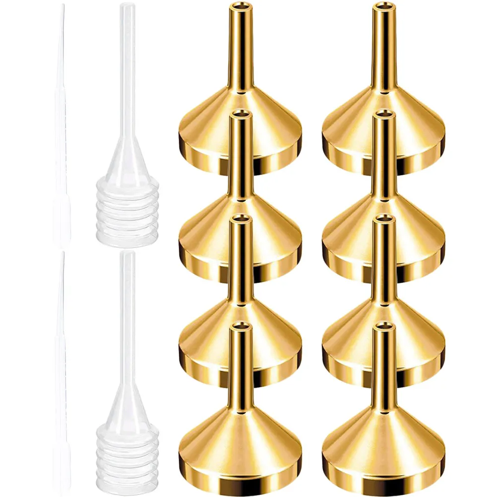 

1Set Compact Metal Funnel Set Mini Funnels for Filling Small Bottles Perfume Essential Oils Lotions Body Moisturizers Liquid