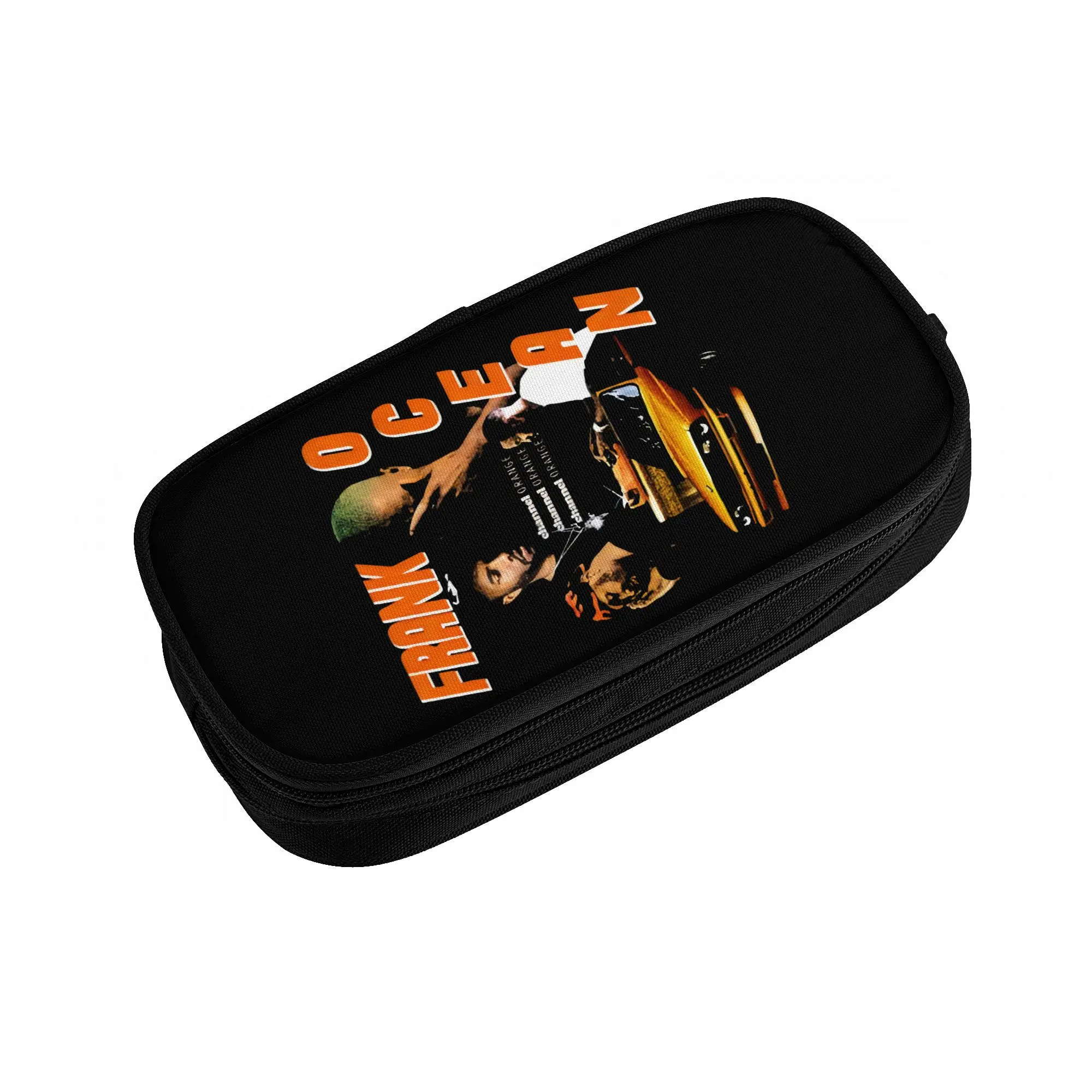Frank Ocean Rapper Hip Hop  Pencil Cases for Girl Boy Big Capacity  Pen Box Bag School Supplies