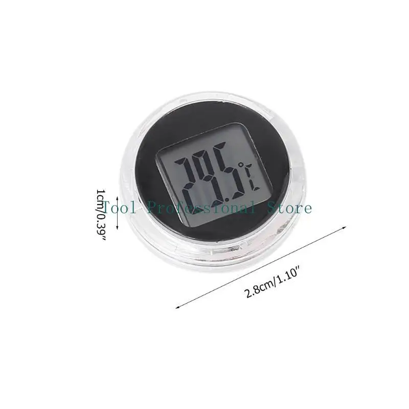 57QF Termómetro motocicleta para impermeables digitales en pared motocicleta Mada cocina Relojes impermeables