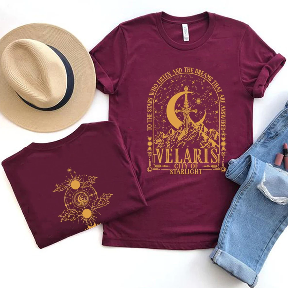 The Night Court TShirt Velaris City of Starlight Acotar Comfort Shirt Bookworm Tee SJM Court of Thorns and Roses Acotar T-Shirt