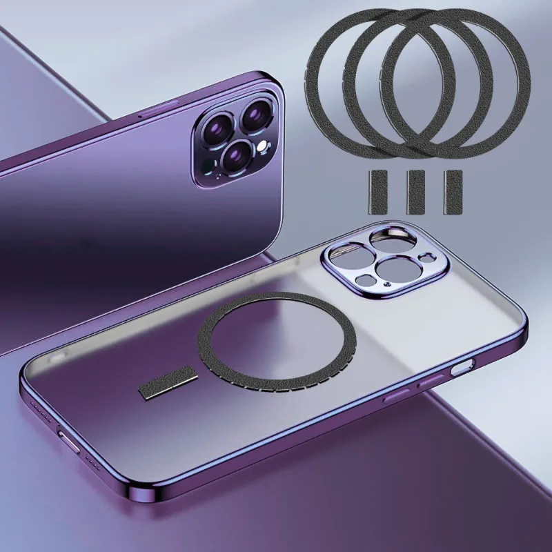 1/10/20 SZT. Mocny Magnetyczny Pierścień do Bezprzewodowego Ładowania, Magnetyczna Naklejka w Kształcie Okręgu, Metalowa Płytka Magnetyczna do Magsafe iPhone 17 16 15 — zdjęcie produktu 2
