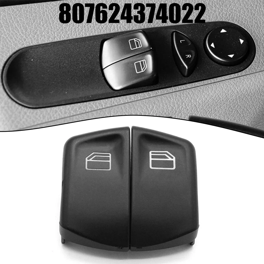 2pcs Car Window Switch Button Cover Electric Power Galss Console Cap For Mercedes Vito W639 Sprinter 906 Interior Parts