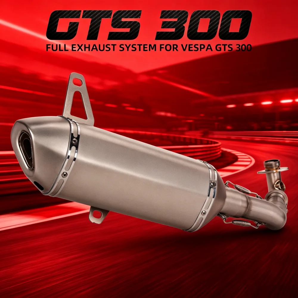 GTS300 exhaust header pipe For GTS300 GTS-300 2008-2023 Motorcycle exhaust full system motobike escape muffler with DB Killer