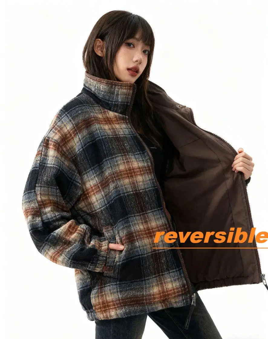 

Bomber Jackets Womens Jacket Fleece Winter Woolen Embroidered Fitted Holiday Bohemian Sweet Romantic Graceful Feminine Ladylike