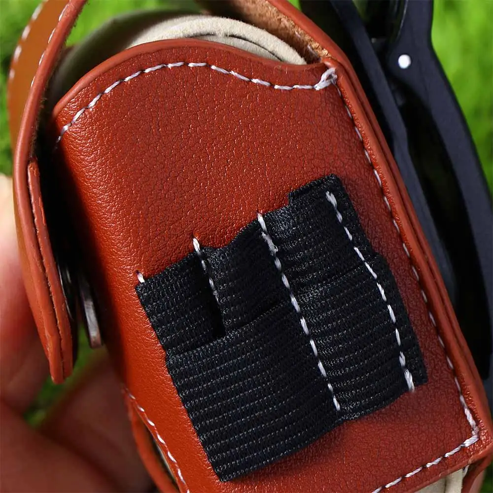 Leather Sporting Goods Pocket Storage Bag Golf Ball Pouch Golf Waist Holder Bag Golf Ball Container Golf Ball Storage Pouch