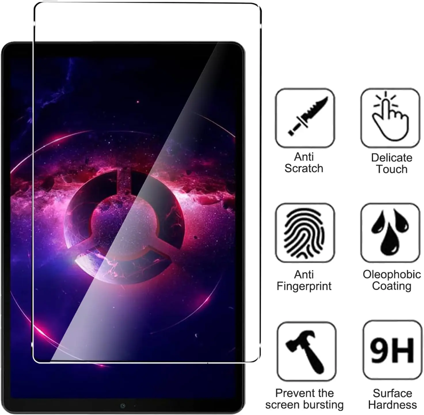 8.8 inch Screen Protector for Lenovo Legion Tab Gen 2 / Gen 3 / Gen 4 / Gen 5 Tempered Glass Film For Legion Y700 2025/2024/2023