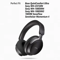 Silicone Ear protective sleeve for Bose QC Ultra Sony WH-CH720N WH-1000XM3 XM4 1MORE SonoFlow Sennheiser Momentum 4 Headphones
