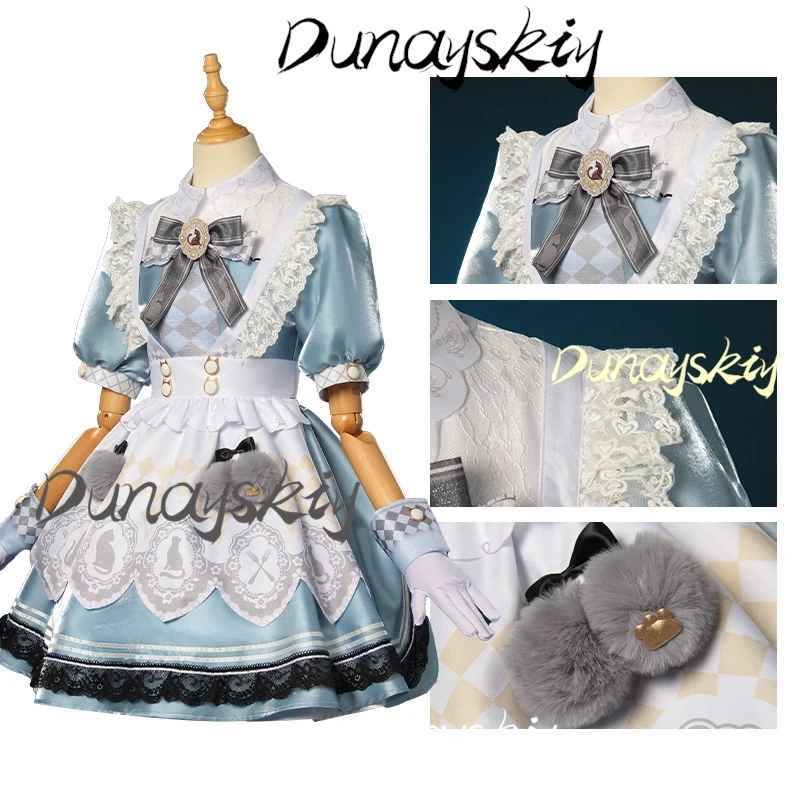 Disfraz de Anime Infinity Nikki, peluca para fiesta de té, Nikki, Cosplay, bonito vestido de Lolita, uniforme personalizado para mujer, traje de fiesta de Halloween
