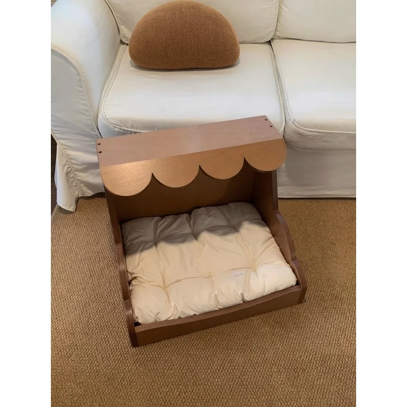 

Four Seasons Cat Dog Bed Solid Wood Pet Bed Danish Pet Bed