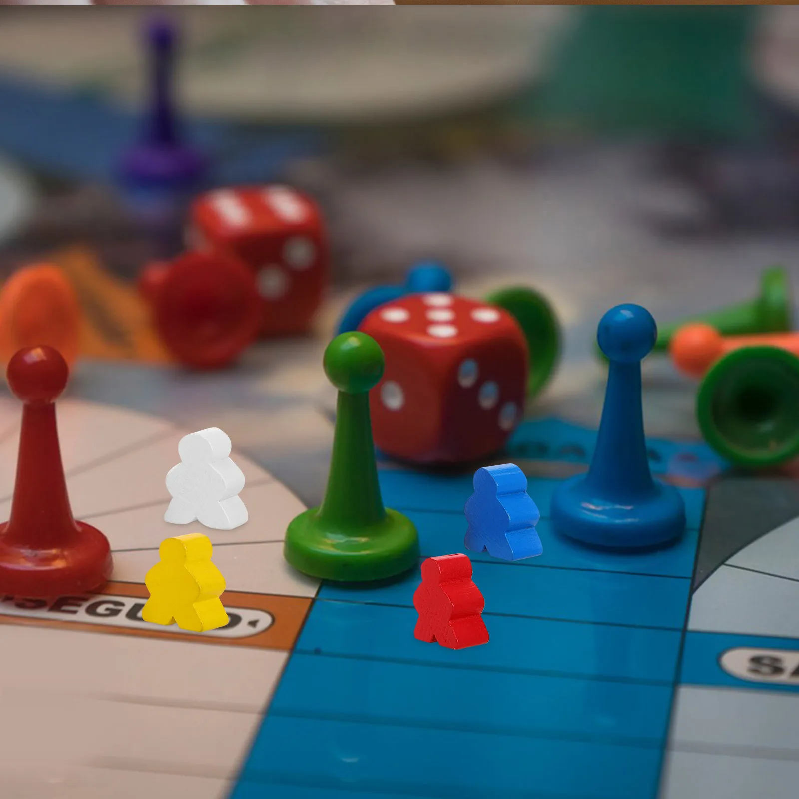 

40 шт. деревянные шахматные фигуры красочные уникальные конструкции для настольных игр замена в классе игровые аксессуары шахматные фигурки