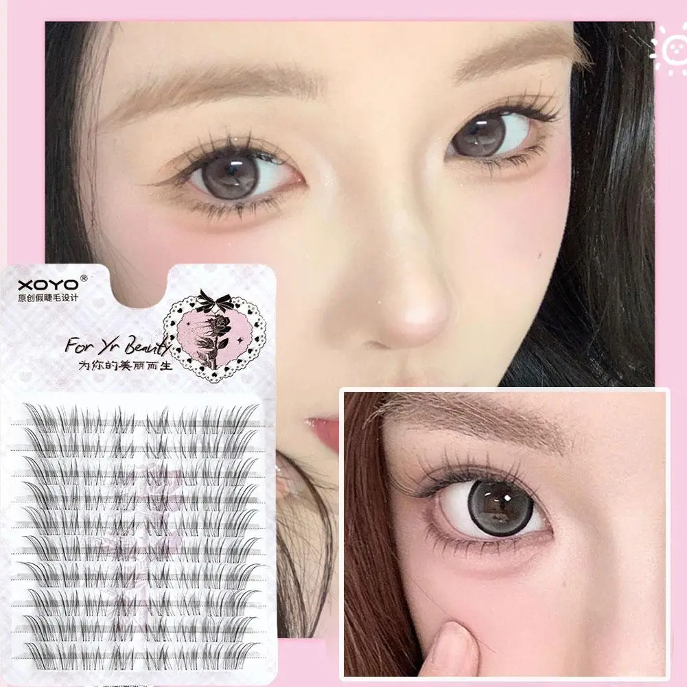 Neue 10 Reihen Einzelne Wimpern Cluster Segmentierte Natürliche Wimpern Wimpern Make-Up-Tool Fliegen Fuchs-stil Verlängerung Falsche U0G0