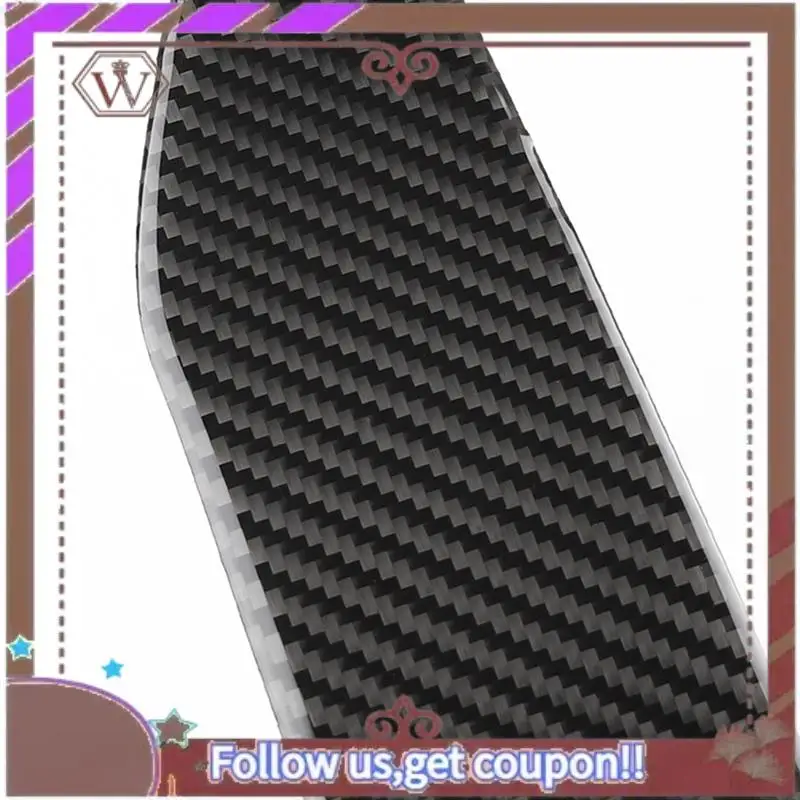 A57E-ألياف الكربون الحقيقية ل Q5L FY SQ5 2018-2024 مرآة الرؤية الخلفية قطاع غطاء الخارجي الكسوة ملصق مائي أجزاء