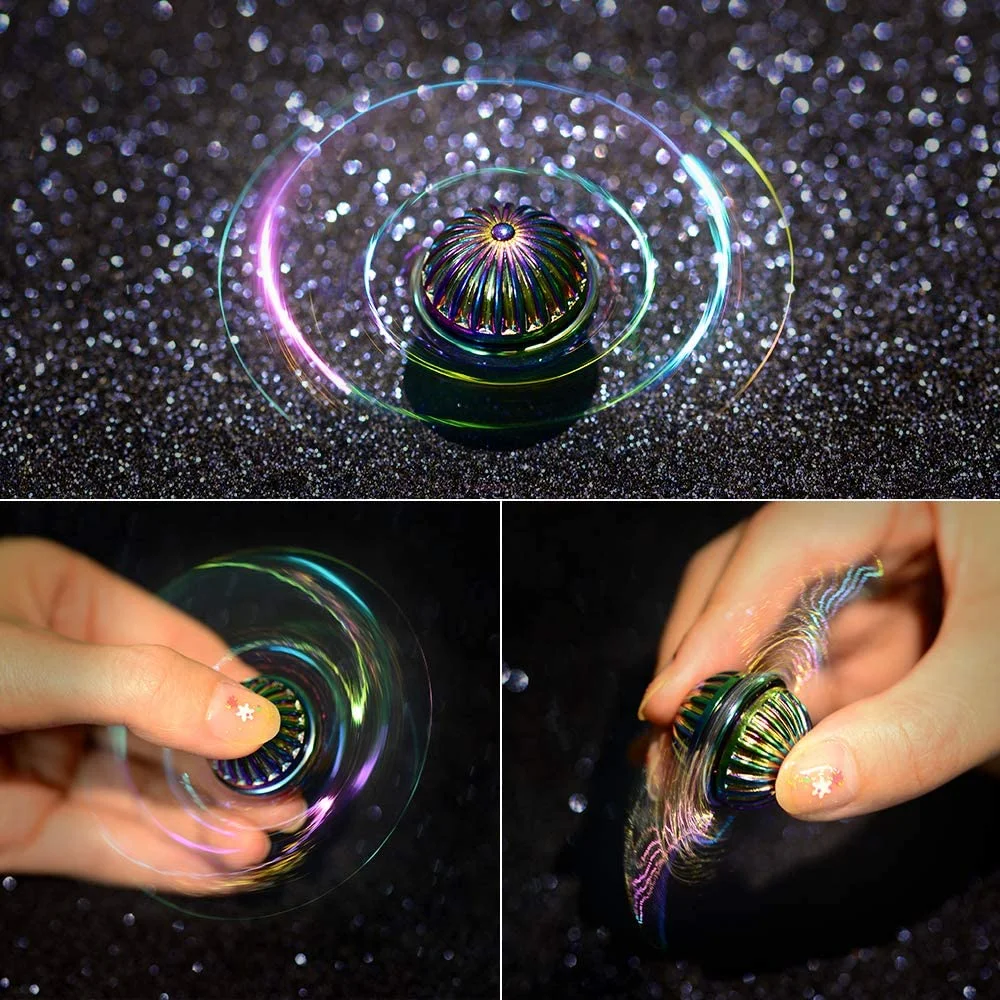 Golden Snitch Fidget Spinner Metal Antistress Hand fingertip gyro Rotation Cupid Spinning Top Stress Relief Toys for Kid Adults