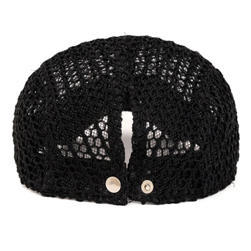 HT4809 Berets Frühling Sommer Atmungsaktive Mesh Cap für Männer Frauen Künstler Maler Baskenmütze Hut Männlich Weiblich Flache Kappe Einstellbare Baskenmütze Kappe – Detail 8