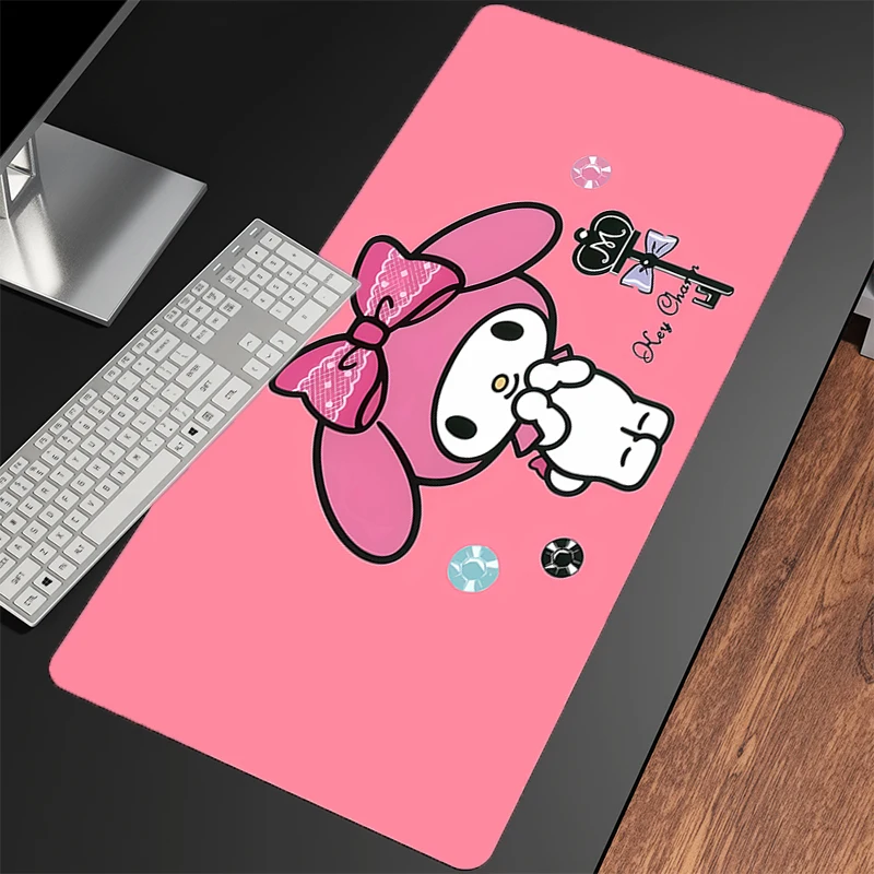 マウスパッド マイメロディ Eスポーツ ラバーゲームアクセサリー Gabinete ゲーマー PC コンピューターデスクマット 滑り止めキーボードパッド タブレットマウスパッド