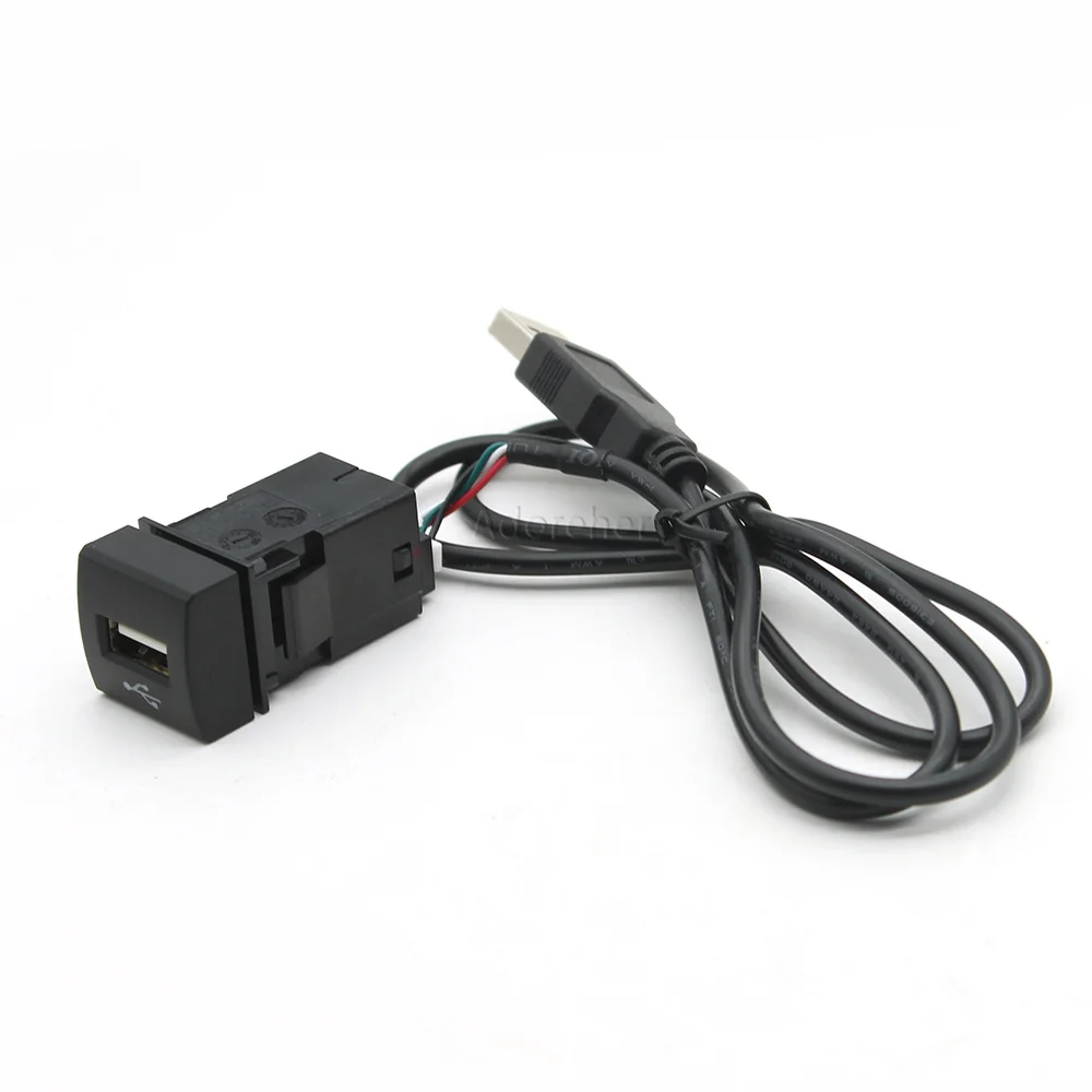 USB Audio Radio u-disk flash Interface Socket For Toyota Land Cruiser Prado 2018 Modification Replacement USB Plug Port view 4
