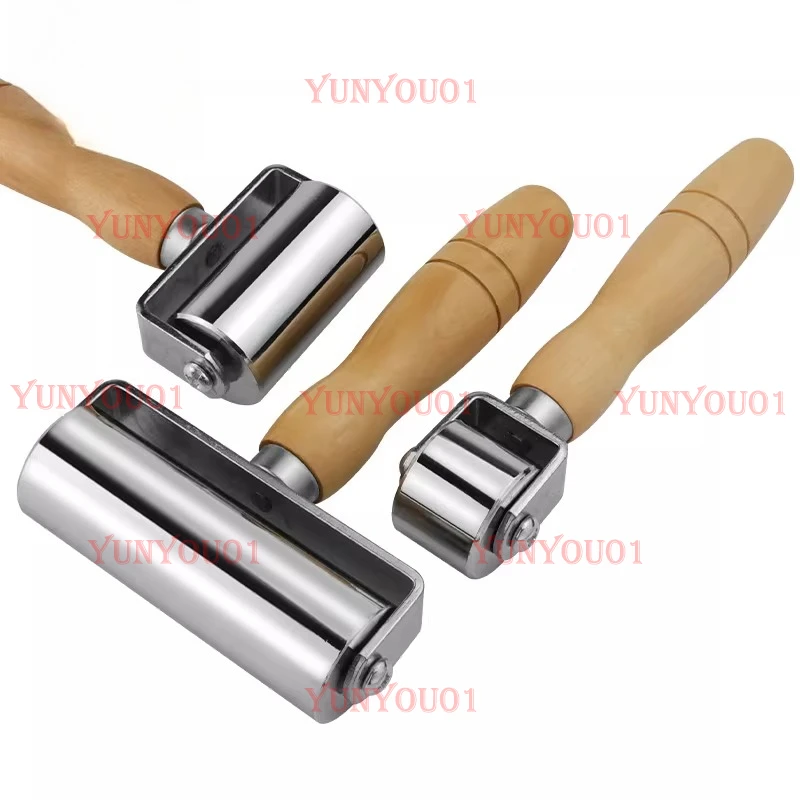 

Роликовый пресс для кожи с деревянной ручкой, цельный, для выравнивания краев и обработки кожи