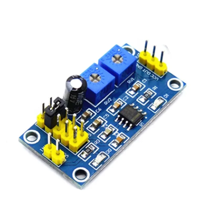 NE555 Adjustable Pulse Frequency Duty Cycle Generator Module Square Rectangular Wave Signal Generator for Stepper Motor Drive