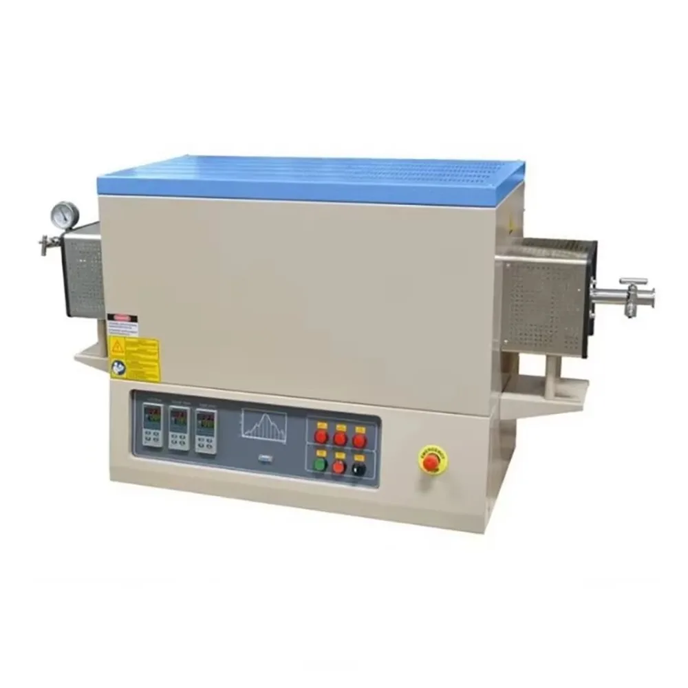 Laboratory Horizontal Tube Furnace with Super 1900 Heating Element High Purity Quartz Alumina Tube for Lab Research