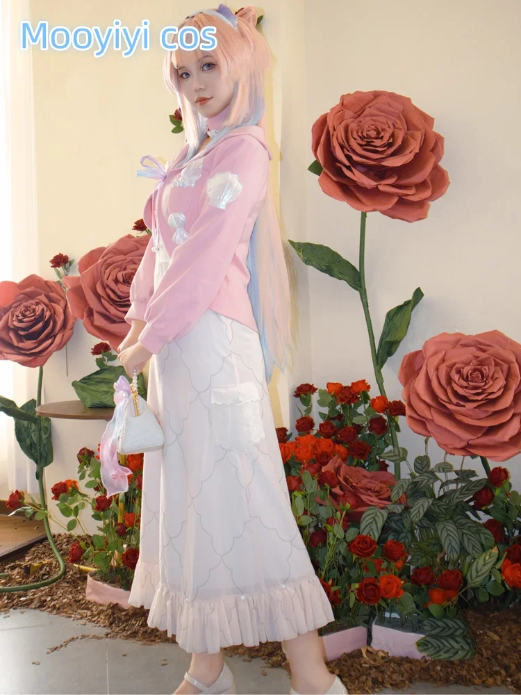 Sangonomiya Kokomi Cosplay Costume for Halloween Christmas Role Playing Party Comic Con Anime Game Costume