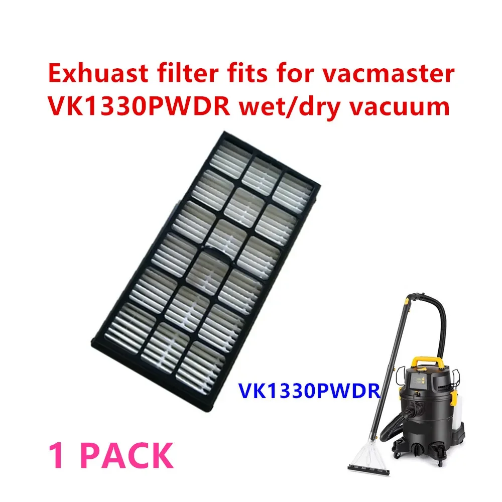 1 pcs Exhuast filter compatible with vacmaster VK1330PWDR wet/dry vacuum