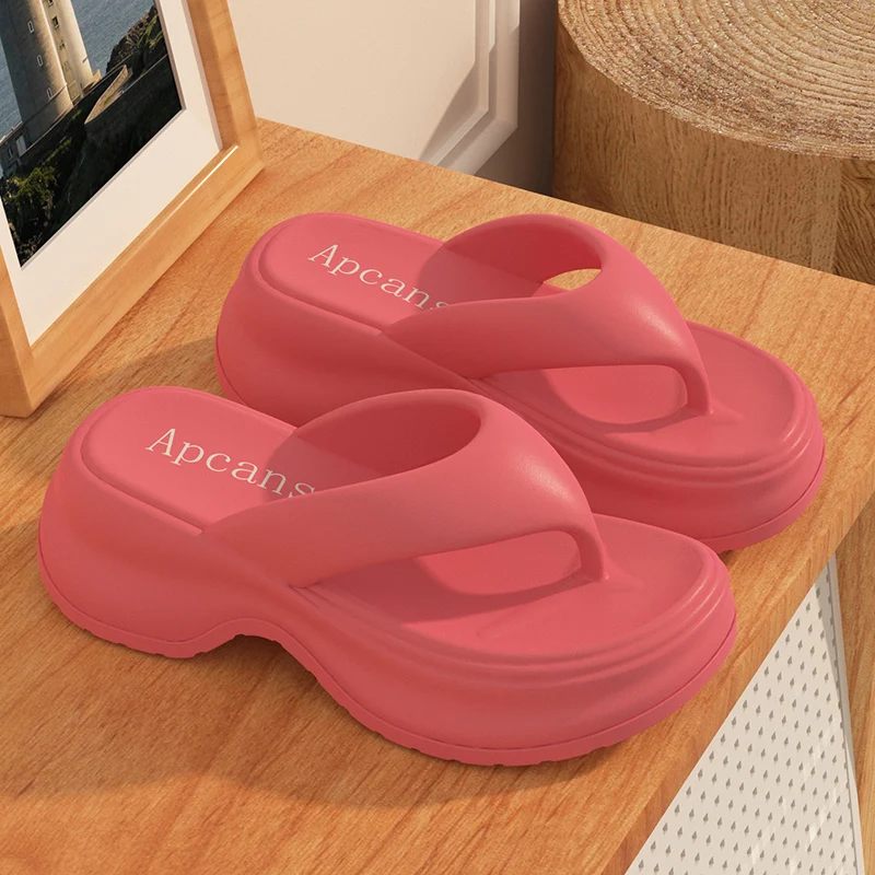 Fashion Platform Flip Flops Woman Casual Comfortable Soft Women's Slippers Lightweight Non-slip Outdoor Beach Slipper For Women