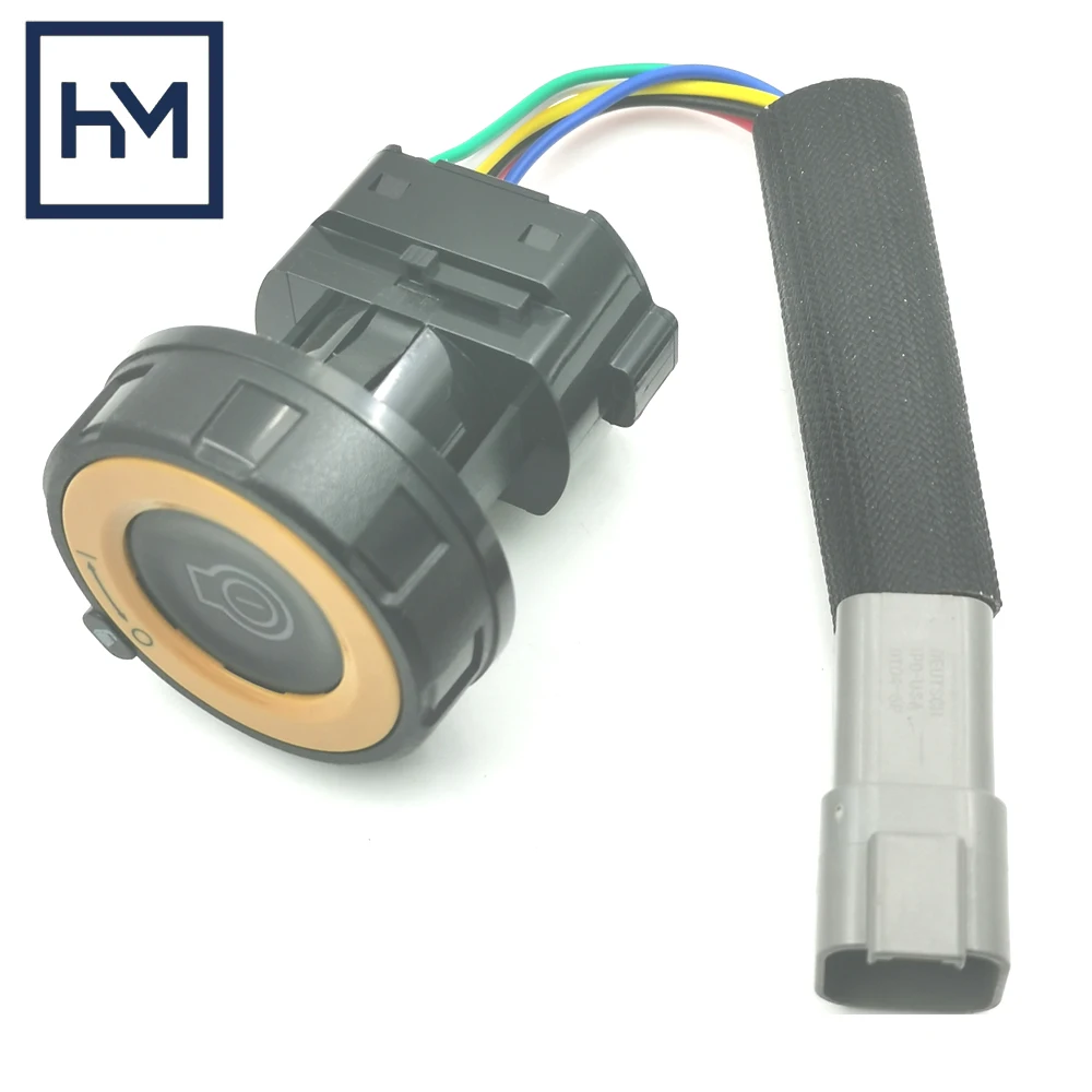 

OE:526-5708 5265708 6Pin Excavator Push Button Start(ignition) Switch Assembly For CAT 320GC 323GC 336GC 345GC