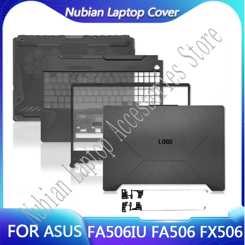 laptop lcd tampa traseira moldura frontal dobradicas palmrest caixa inferior asus fa506iu fa506 fx506 novo 01