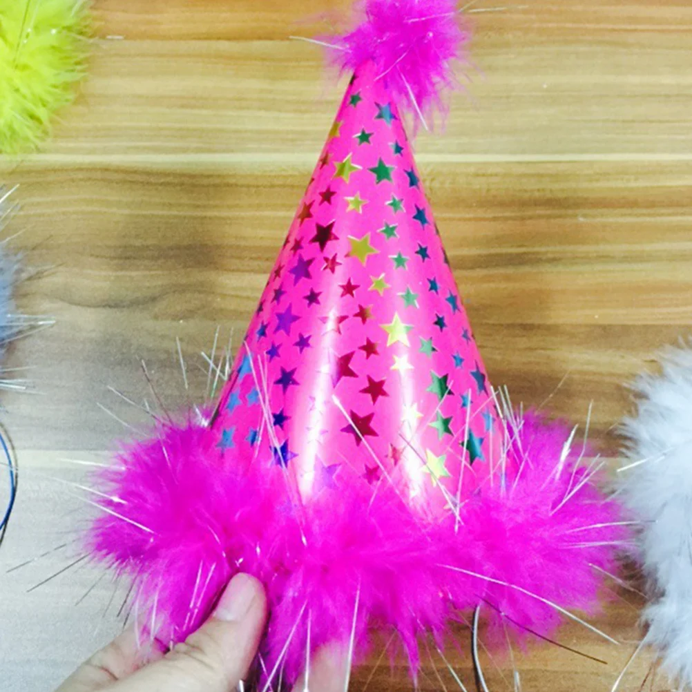 

4pcs Stars Hats Birthday Party Supplies Birthday Cloth Hats Photo Props Party Supplies Decorations Celebration Event