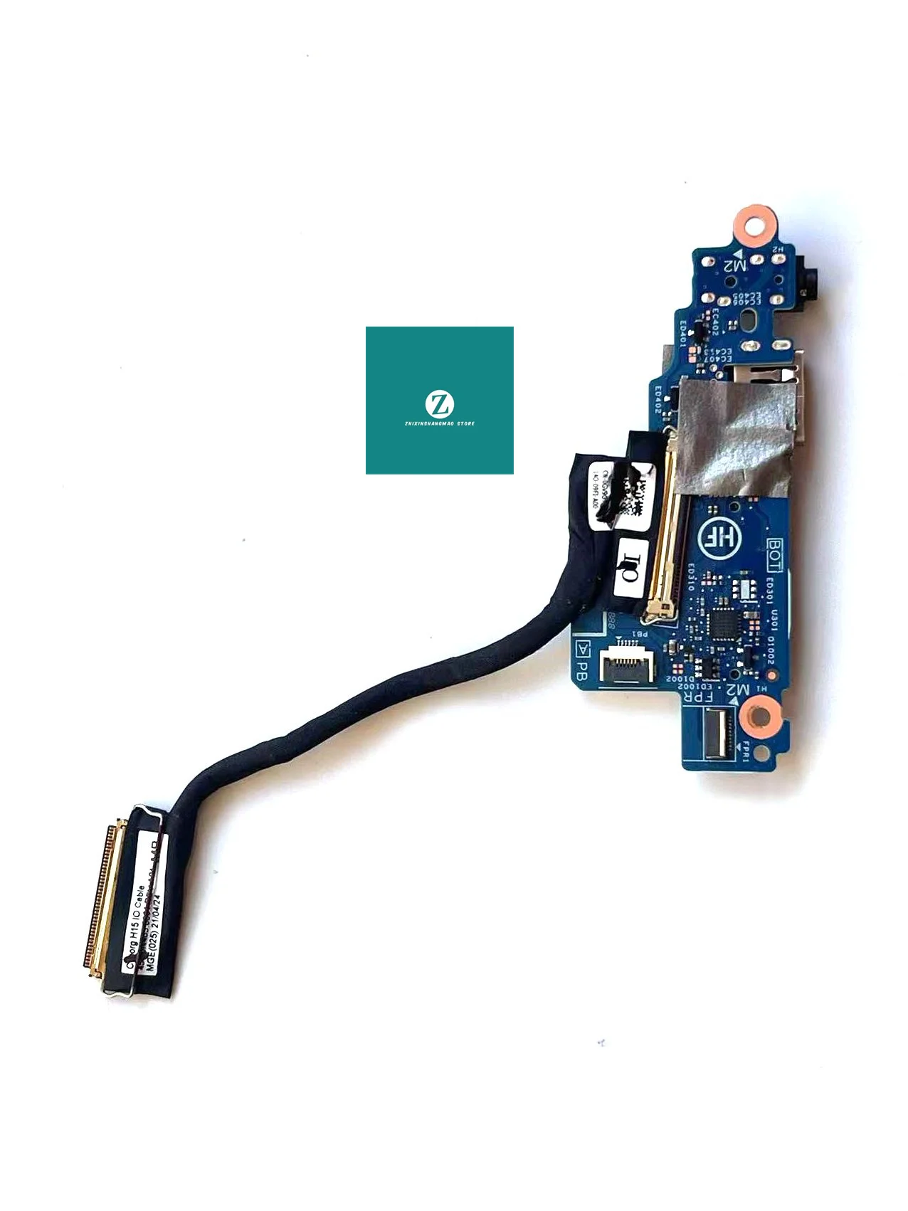 FOR Dell Inspiron 7510 7610 Vostro 15 Plus 7510 USB AUDIO SD CARD READER BOARD W CABLE 0K01C8 K01C8 0R4KFW