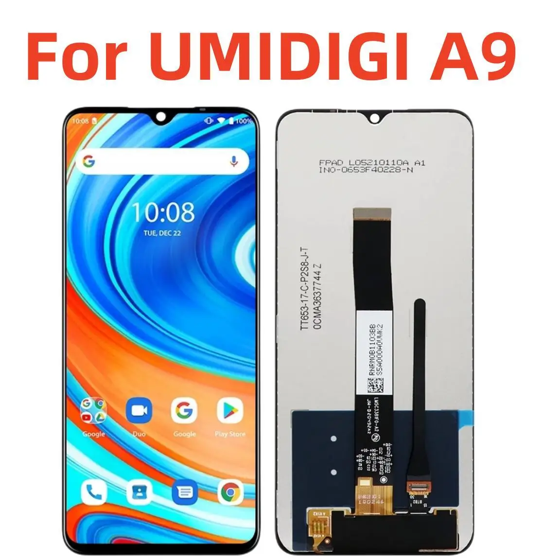 

ЖК-дисплей для нового UMIDIGI A9 + дигитайзер сенсорного экрана + рамка проверенный ЖК-экран стеклянная панель для UMIDIGI A9 + Инструменты + клейкая лента 3M