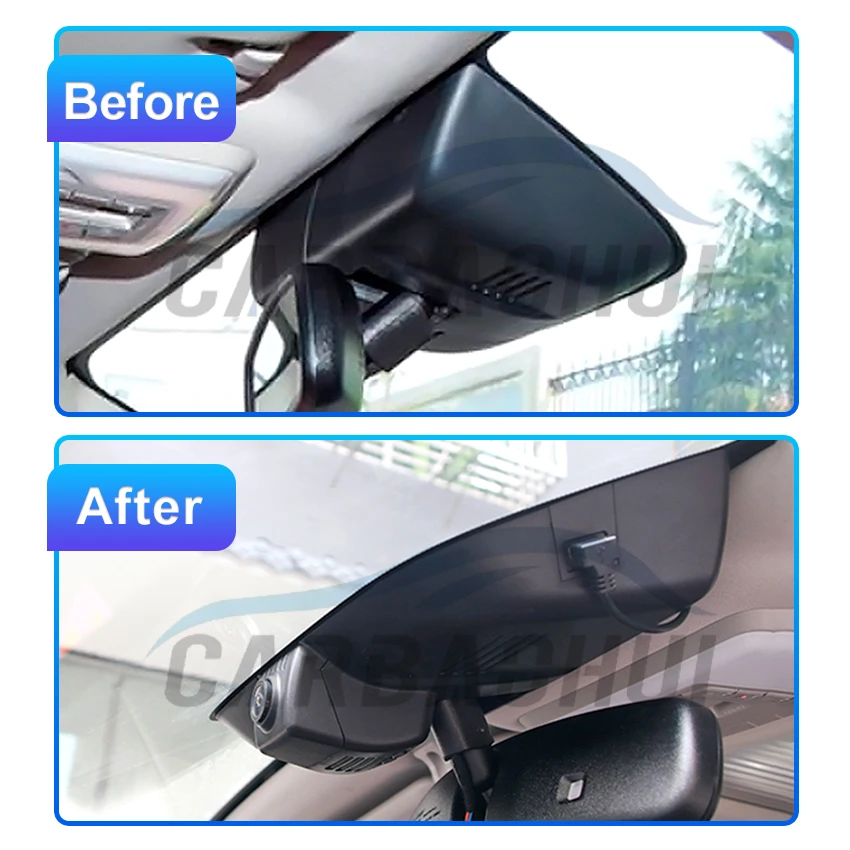 4K USB Dash Cam 2160P HD Car Wifi DVR Car DVR Recorder for Great Wall POER 2018 2019 2020 2021 2022 Control by Mobile Phone App