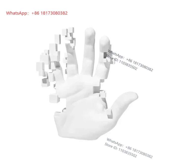 Abstract hand ornaments, sample room, living room, TV cabinet, foyer, resin figures, simple and creative decorations