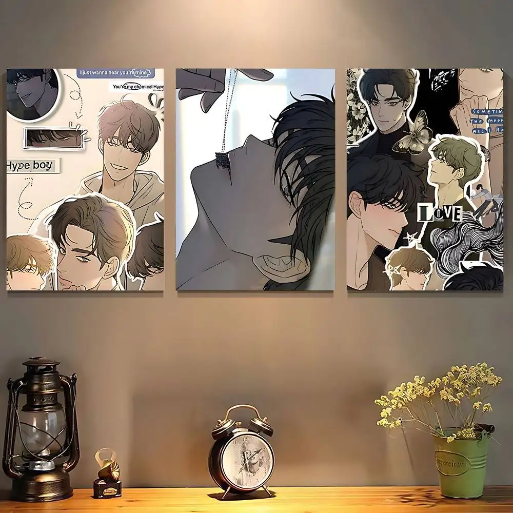 O-Ooperation T-True Love Eunhyeok ملصق بدون مؤطرة ملصق كرافت نادي بار ورق عتيق ملصق جدار الفن اللوحة غرفة نوم دراسة S