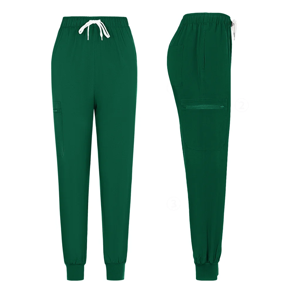 Wholesale Price Surgical Pajama Woman Hospital Uniforms for Doctor Nurse Dental Clinic Scrubs Sets Workwear Top Drawstring Pants