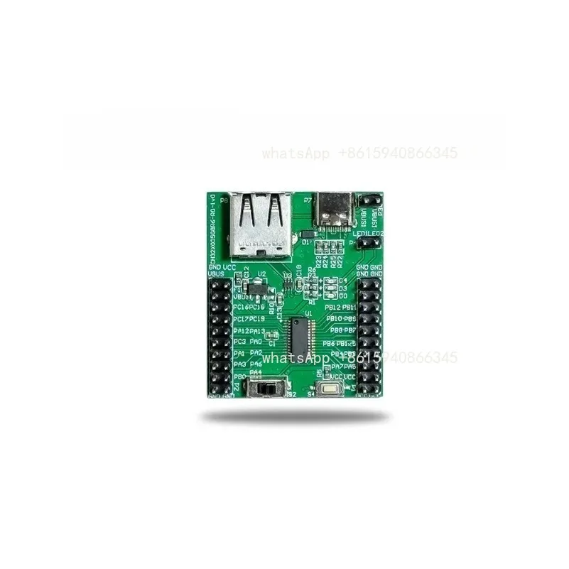 Multifunctional USB to serial port development board, core board