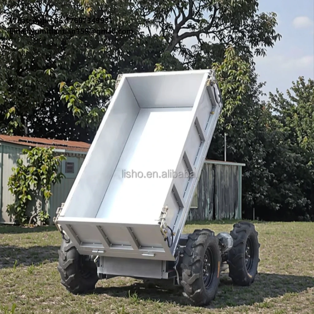 Payload 500kg Compact Size 4WD Rough Terrain Agricultural Orchard RC Autonomous Vehicle