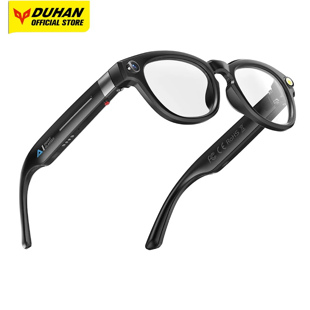 

Умные очки AI с HD-фото и видео, 800 Вт, спортивные линзы с защитой от сотрясений, меняющие цвет, перевод в реальном времени и подключение Bluetooth